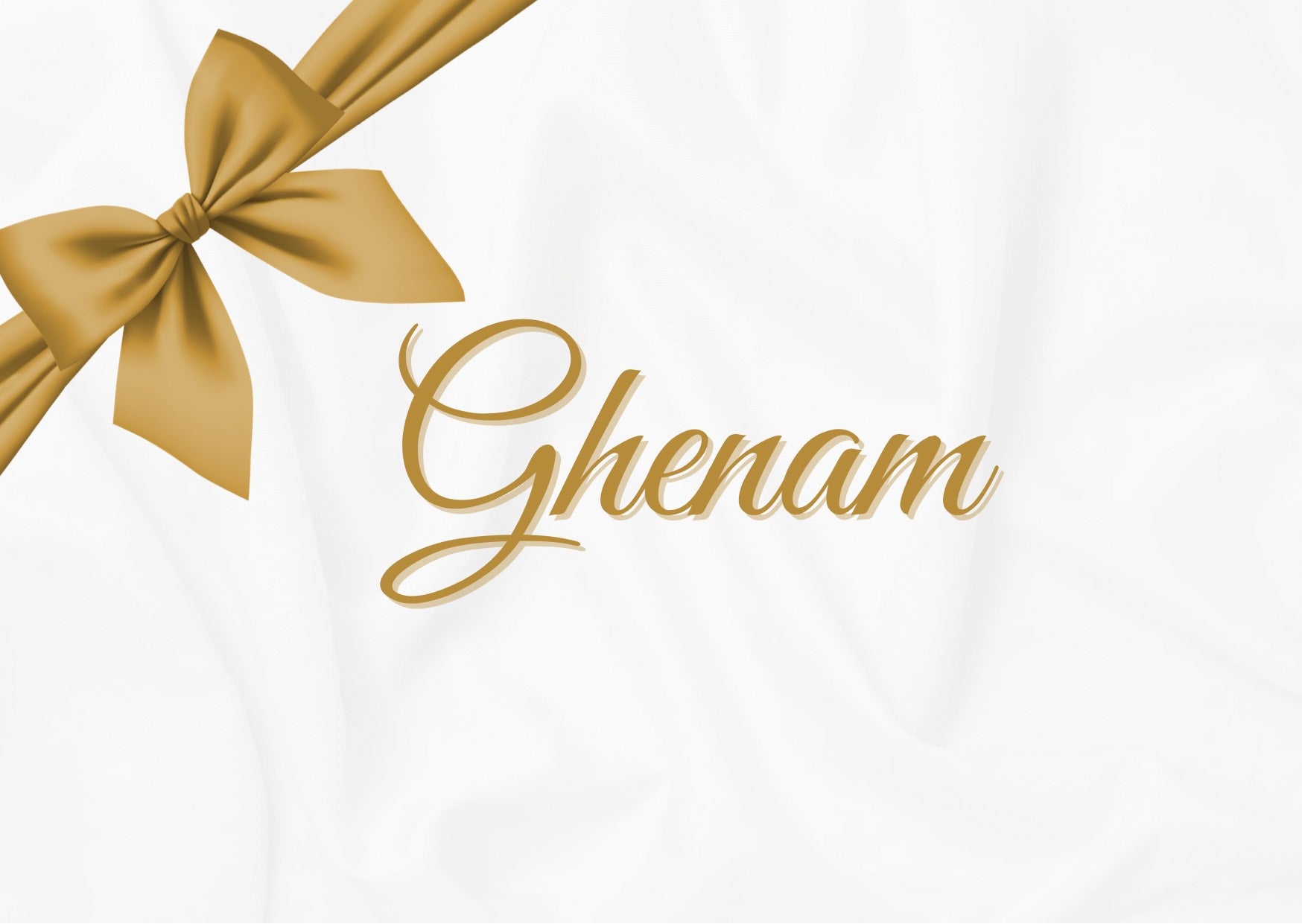 TARJETA DE REGALO GHENAM